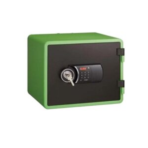 Galaxy Design Fire Resistant Safe, Digital & Key Lock, Green YESM-020K