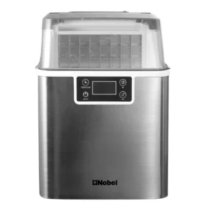 Nobel Ice Maker, 40°C Ice Capacity Daily, 3.2L Water Tank Storage, Water Shortage Indicator, Infrared Sensor, LED Display, R290 Refrigerant Grey Model - NIM27 - 1 Year Warranty.