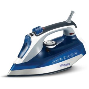 Super General 2200 watts Steam Iron Ceramic-base Anti-drip Self-Clean Blue/White Model SGI75SSC | 1 Year Warranty.