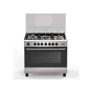 Bompani 5-Burner Cooker Range – Silver Model 90GG5TCIX | 1 Year Warranty