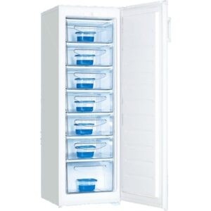 Super General 350 Liter Upright Freezer Defrost Compact Deep-Freezer with 7 Plastic Drawers White Model - SGUF348H | 1 Year Full 5 Year Compressor Warranty.