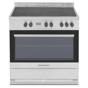 Westpoint 90x60Cm  VITRO Ceramic Electric Cooker 5 Cooking Zone Silver Model - WCAM6905M9XD - 1 Year Warranty