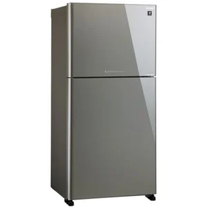 Sharp 650 Litres Top Mount Refrigerator, Double Door, J-Tech Inverter Compressor, Color Silver Model - SJ-GMF650 SL3 - 1 Year Full 5 Year Compressor Warranty.