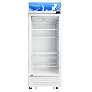 Super General 398 Liter Single Door Showcase Chiller Upright Beverage Showcase Energy Saving Low Noise Color White Model - SGSC398 - 1 Year Full 5 Year Compressor Warranty.