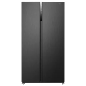 Hitachi 680 Liter Side by Side Refrigerator, Inverter Compressor, Dual Fan Cooling, Quick Freezing, Mirror Touch Controller, Energy Saving, Color Dark Inox Model - HRSN9552DDXAE - 1 Year Full 5 Year Compressor Warranty