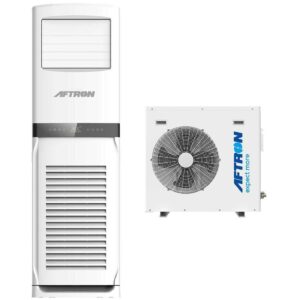 Aftron 3 Ton Floor Standing AC Rotary Compressor R410A gas T3 highly efficient LED display 36,000 btu White Model- AFFSAC3640RBH/RCHPA | 1 Year Full 5 Year Compressor Warranty