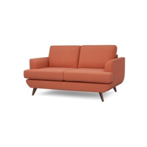 Galaxy Design Lull 2 Seater Sofa Carrot Orange Color