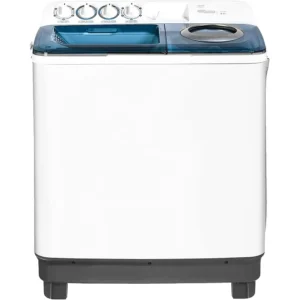Super General 8 kg Twin Tub Semi Automatic Washing Machine With Lint Filter Spin Dry Color White Model - SGW85 - 1 Year Warranty.