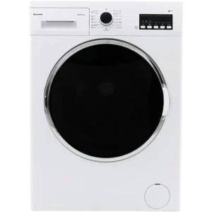 Baumatic 9 Kg Front Load Washing Machine Fully Automatic 1200 RPM 15 Wash Programs LED Display White Model - BMEW9FSW - 1 Year Warranty.