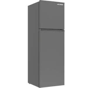 Aftron 275 Liter Double Door Refrigerator Top Mount R600A gas Silver Model AFR275SF | 1 Year Full 5 Year Compressor Warranty.