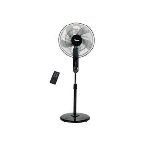 Midea Stand Fan 3 Speed Levels Adjustable Height with Remote Black – Model - FS40-15FR - 1 Year Warranty