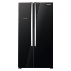 Super General 600 Liter Side By Side Refrigerator Temperature Control Color Black Model SGR860SBSBLK | 1 Year Full 5 Year Compressor Warranty