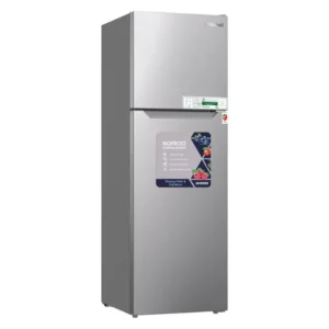 Nobel 270L Double Door Top Mount Refrigerator, No Frost, Electronic Control System, R600a Refrigerant, LED Inside Light, Removable Gasket, Inside Condenser Dark Silver Model - NR350NF - 1 Year Full 5 Year Compressor Warranty.