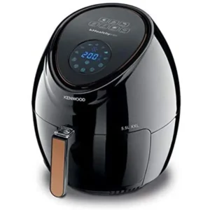 Kenwood 5.5 Liter Digital Air Fryer XXL With Rapid Hot Air Circulation 1800W Color Black Model -  Hfp50.000Bk - 1 Year Warranty.