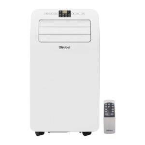 Nobel Portable Air Conditioner, Cooling Only, 12000 BTU, Auto Swing, Remote Control, Rotary Compressor, R410A Refrigerant, Efficient Cooling White Model -  NPAC12C - 1 Year Full 5 Year Compressor Warranty.