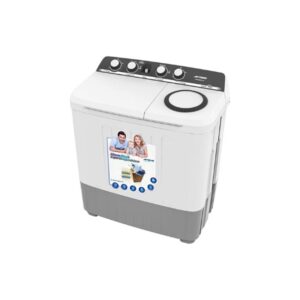 Aftron 10 Kg Twin Tub Semi Automatic Washing Machine Color White Model - AFW1050 - 1 Year Full Warranty.