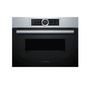 Bosch Built in Compact Oven With Microwave Silver/Black Model-CMG633BS1M | 1 Year Brand Warranty.