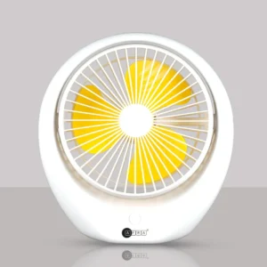AFRA Portable Compact Fan, 3.7V, 6’’, 1800mAh, Rechargeable, Adjustable, Wide Angle Coverage, Low Noise, Power Saving, Overcharge Protection, Model AF-1010USBF - 2 Year Warranty