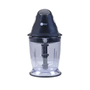 AFRA Electric Chopper, 500W, 1.7L, Stainless Steel Blades, and Black/Clear, Model AF-500CHBK - 2 Year Warranty