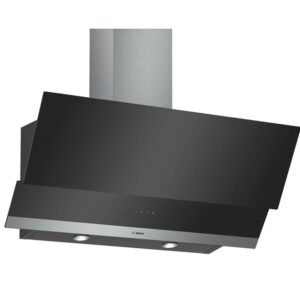 Bosch Series 4 Wall mounted Cooker Hood 90 x 60 cm Black Model - DWK095G60M - 1 Year Warranty.