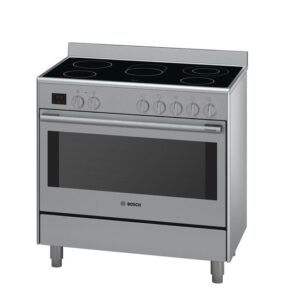 Bosch Series 8 | 90 cm Ceramic Cooker, Stainless Steel, Color Silver Model - HCB738357M - 1 Year Brand Warranty.