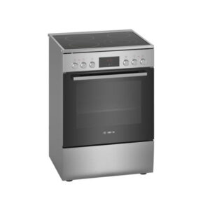Bosch 60 cm Free Standing Electric Cooker, Color Silver/Black Model - HKQ38A150M - 1 Year Brand Warranty.