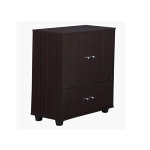 Galaxy Design Evasion Shoe Cabinet 80x39x86.5cms-Walnut-12Pairs