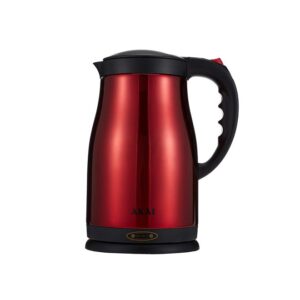 Akai 1.8L Electric Kettle Red/Black Model KTMA-818SR | 1 Year Warranty