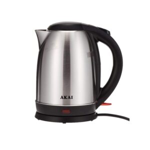 Akai 1.8 L  Electric Kettle Automatic Turn Off Once Boiled, Wide Elegant Sturdy Handle With Comfortable Easy Grip Stainless Steel Model KTMA-818SSN | 1 Year Warranty