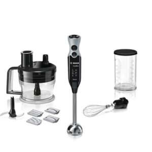 Bosch Hand Blender With Whisker And Food Processor 750W Black Model - MSM67190GB - 1 Year Warranty.