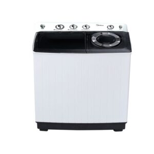 Midea 14 Kg Twin Tub Semi Automatic Washing Machine Air Drying Function White Model - MTE160-P1402 - 1 Year Warranty.