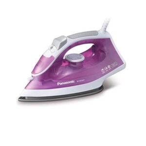 Panasonic Steam Iron 1550 W Anti-Calc System Advanced Titanium Coated Soleplate Color Purple/White Model - NI-M250TGTV - 1 Year Warranty.