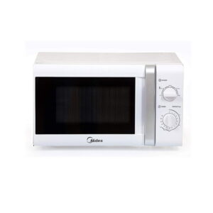 Midea 20L Microwave Solo Oven Heat Defrost Mechanical Control Color White MODEL MM720CTB | 1 Year Warranty