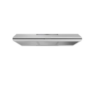 Midea 90x60 cm Wall Mount Conventional Re-Circulating Hood, Color Silver Model - 90F49 - 1 Year Warranty.