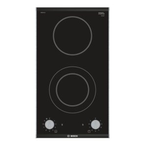 Bosch Ceramic Hob Domino 2 Burner 30 cm Black Model-PKF375CA1M | 1 Year Brand Warranty.