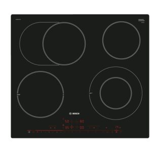 Bosch Series 8 | Built-In Electric Hob, Home Connect, 4 Cooking Zones, Color Black Model - PKN601DV1M - 1 Year Brand Warranty.