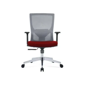 Galaxy Design Heavy Duty Office Chair – Mesh Back, Ergonomic Design, Swivel Lift, Adjustable, Red