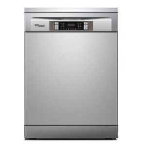 Super General 14 Place Setting Freestanding Dishwasher 8 Program Soak Indicator LED Filter Color Silver Model - SGDW1601SS - 1 Year Warranty.