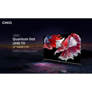CHiQ 55 Inch 4k QLED Smart TV, Black Model - U55QM8V - 1 Year Warranty