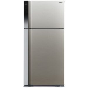Hitachi 760 Liter Top Mount Refrigerator, Double Door, Inverter Control, Color Silver Model - RV760PUK7KBSL - 1 Year Full 10 Years Compressor Warranty.