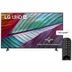 LG 75 Inch Smart TV, 4K UHD, WebOS Smart Al, HDR LED, ThinQ, UR78 Series, Magic Remote, Color Black Model - 75UR78006LL-AMAE - 1 Year Warranty.