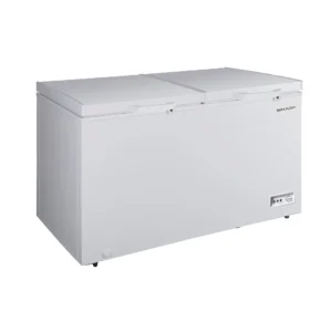 Sharp 660 Liter Chest Freezer, Double Door, Color White Model - SCF-K660X-WH3 - 1 Year Full 5 Years Compressor Warranty.