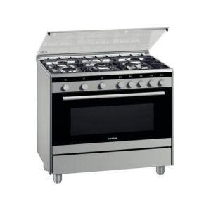 Siemens 90X60cm 5 Burner Gas Cooker Silver Model HG0K9VQ50M | 1 Year Full Warranty.
