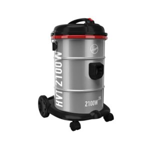 Hoover 2100W Power Max Drum Vacuum Cleaner 20 Litre Capacity With Blower Function Floor Standing Silver Model HT87T2ME | 1 Year Full Warranty.