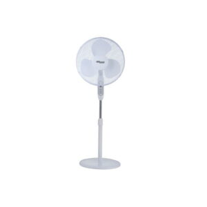 Super General 16” 40W Stand Fan Freestanding Color White Model SGSF20MR | 1 Year Warranty.