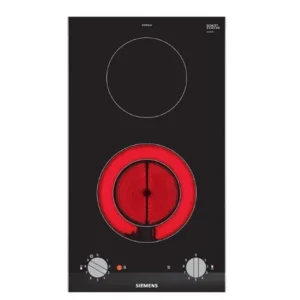 Siemens 2 Cooking Zone Built in Domino Electric Hob, 30 cm, Color Black Model - ET375CFA1M - 3 Years Brand Warranty.