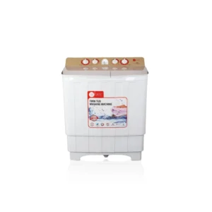 AFRA Twin Tub Washing Machine, 13kg Capacity, White Color, Plastic Body, Pulsator, Model AF-1300WMGL - 1 Year Full Warranty