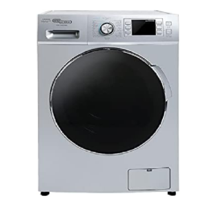 Super General 10 KG Front Load Washing Machine 16 Programs,1600 RPM Washer, Energy Efficient, Color Silver Model SGW10400CRM - 1 Year Warranty.