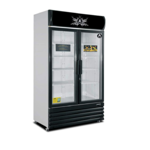 Emelcold 800 Liter Double Doors Showcase Chiller Color White Model - FC-LS112-AH - 1 Year Full 5 Years Compressor Warranty.