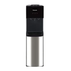 Panasonic Top Loading Water Dispenser, Cabinet Storage, 3 Tap, Child Safety Lock, Color Silver/Black Model - SDMWD3238TF - 1 Year Full 5 Years Compressor Warranty.